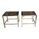 Pair side tables design sofa ends