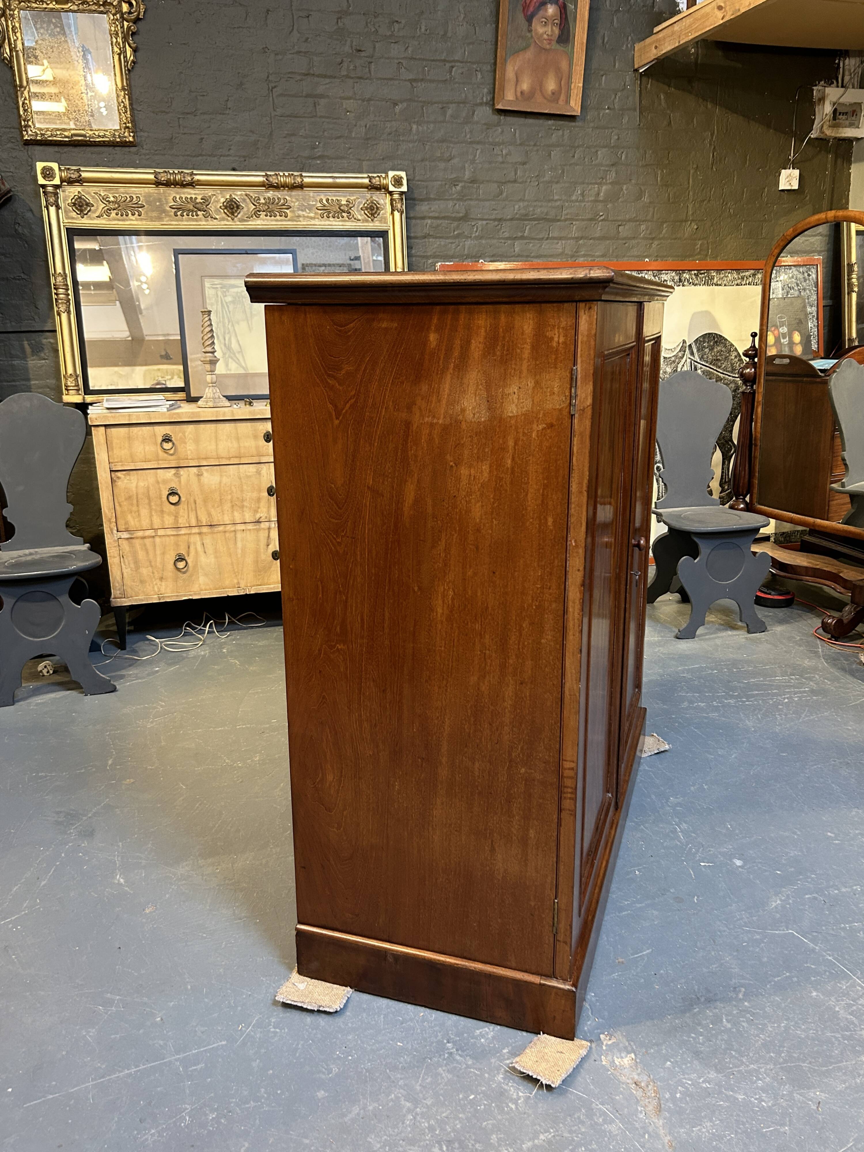 C19th linen press cupboard by Heals