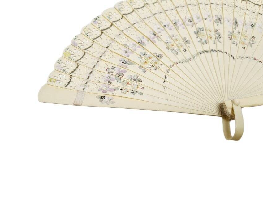 Art Nouveau Polish celluloid fan, 1930s