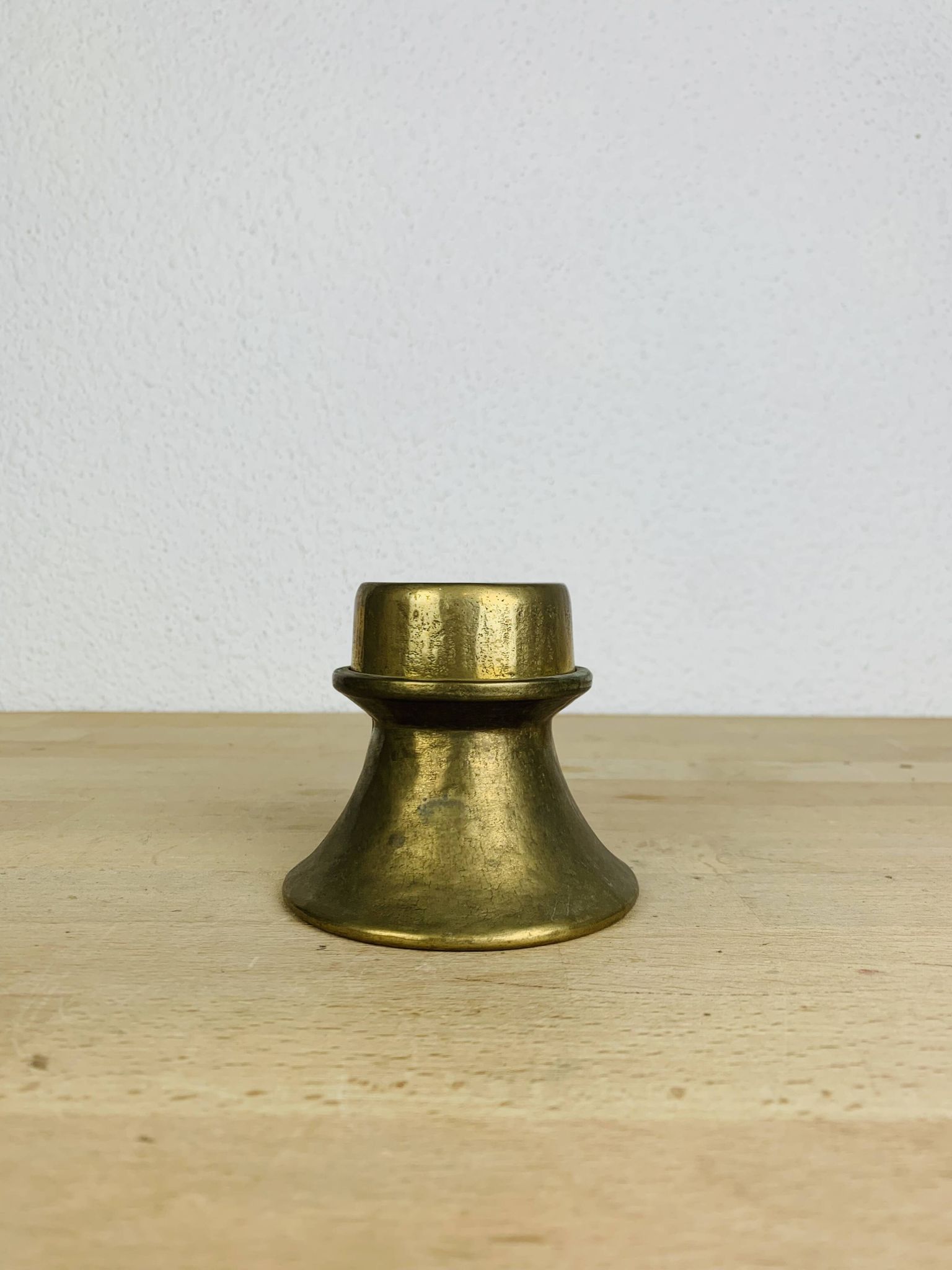 Bougeoir laiton doré style scandinave, vintage