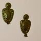 Mid-Century Swedish Wall Sconces in Antique Brass