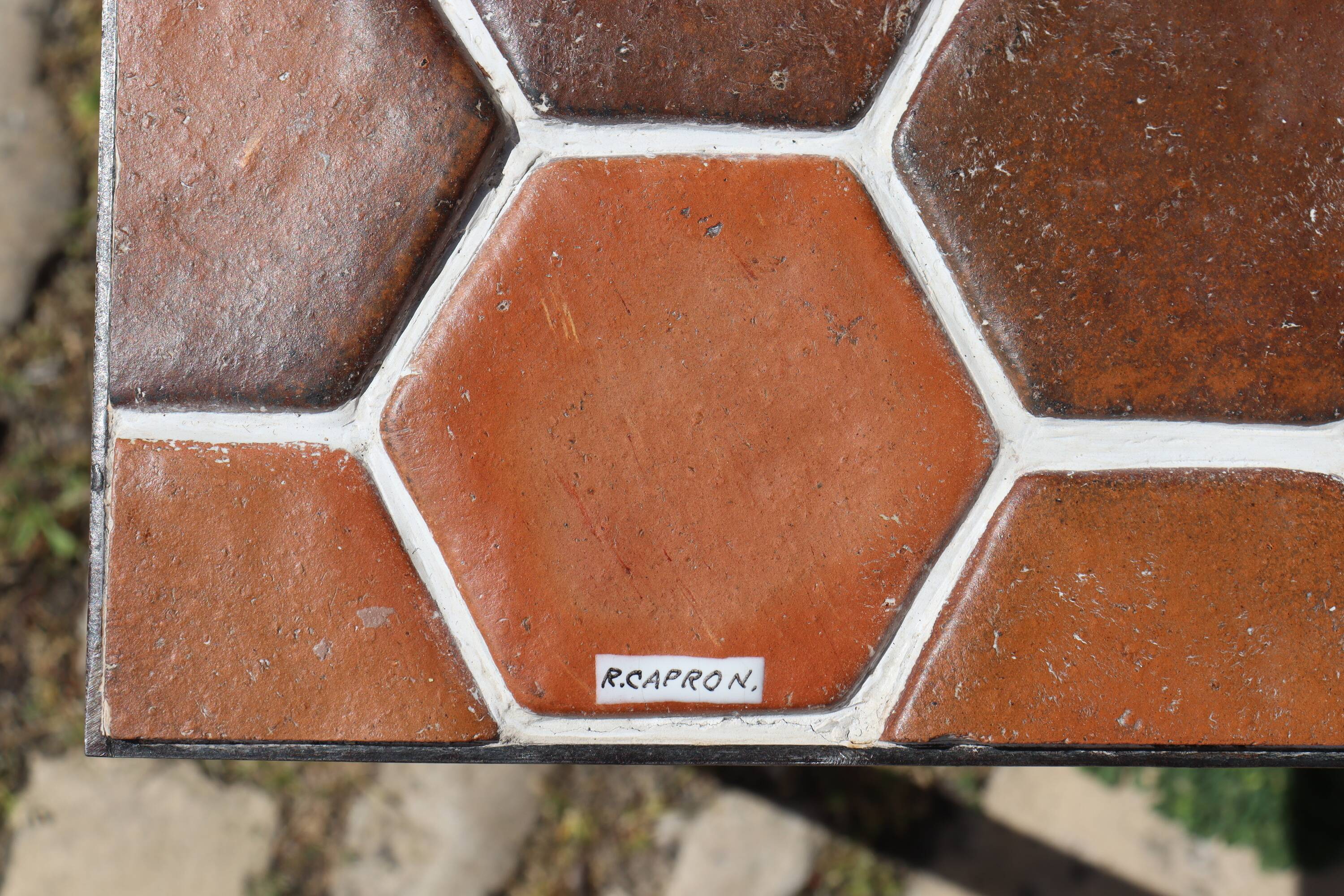 Ceramic coffee table by Roger Capron