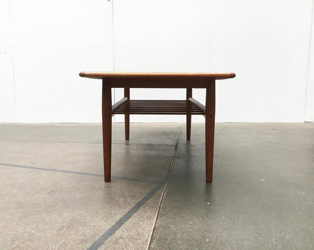Mid-century Danish teak coffee table by Grete Jalk for Glostrup.