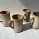 Lot de 4 mugs ou choppes en grès