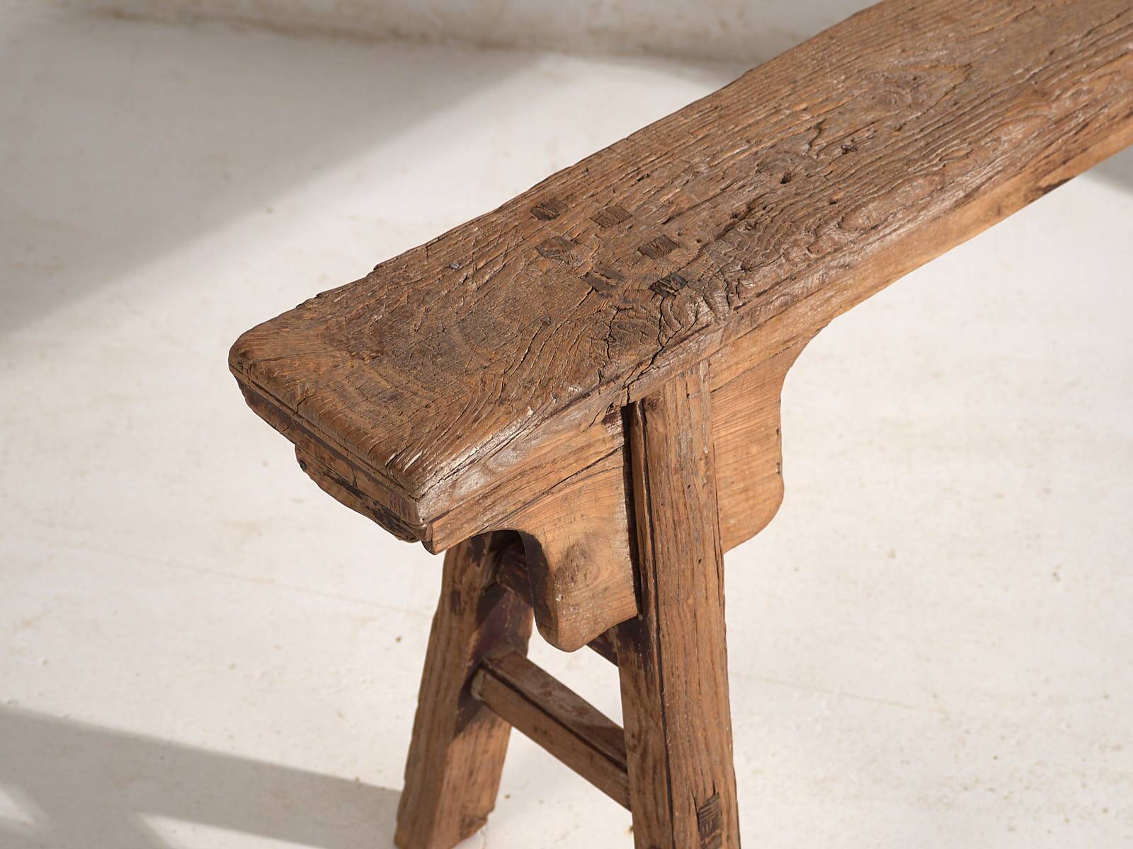 Antique Asian Bench (c.1870) #3