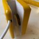 Cosack yellow gooseneck clamp lamp, Germany, 1960s/1970s