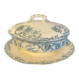 Longwy Ironstone Gravy Boat with Lid, Richelieu Model