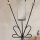 Vintage coat rack attributed to Roger Feraud, black metal with coloured spheres, 1970s, 180 x 82 x 22 cm