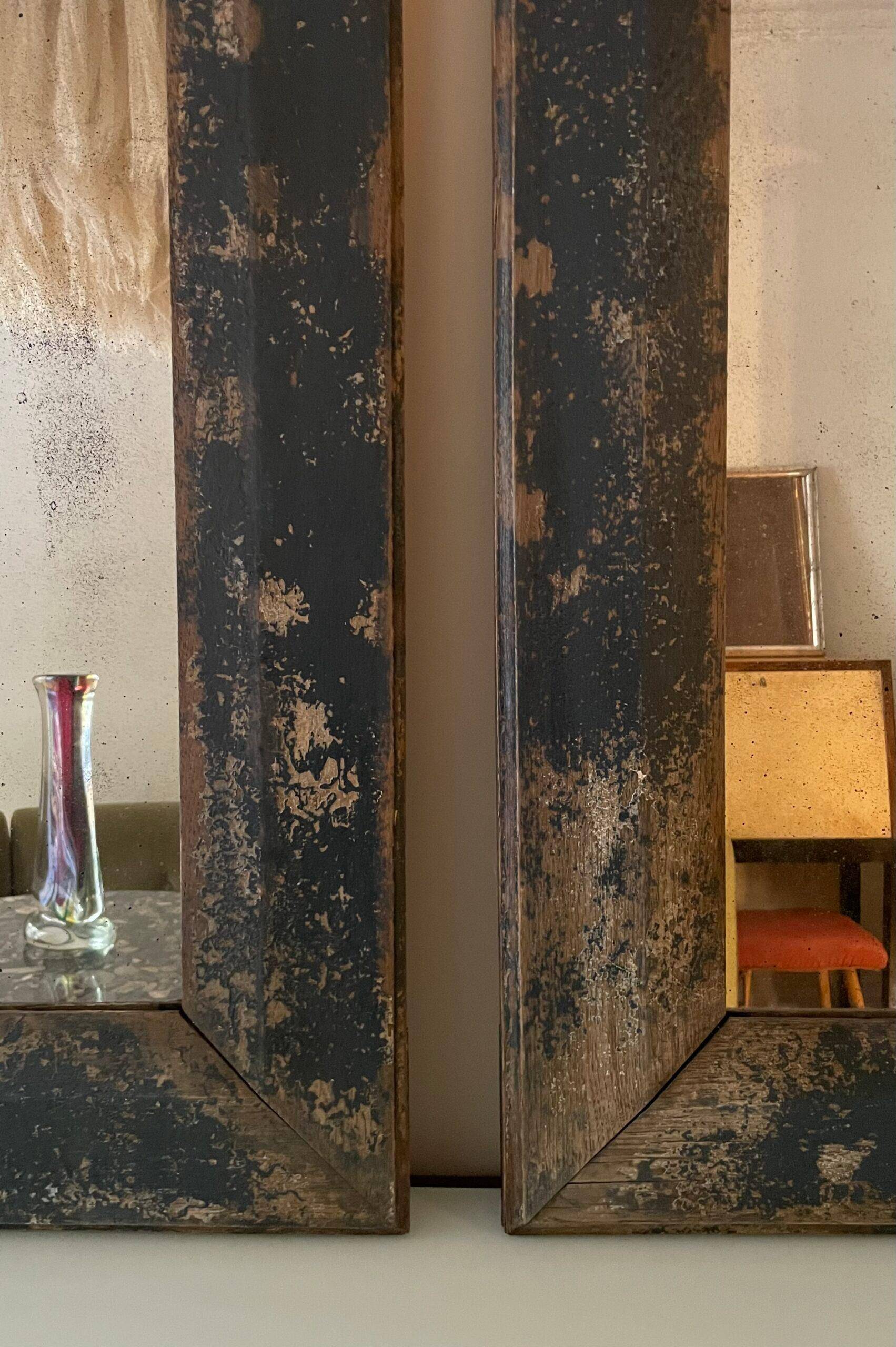 Pair of 18th century Italian mirrors