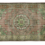 Anatolian handmade vintage rug 290 cm x 181 cm