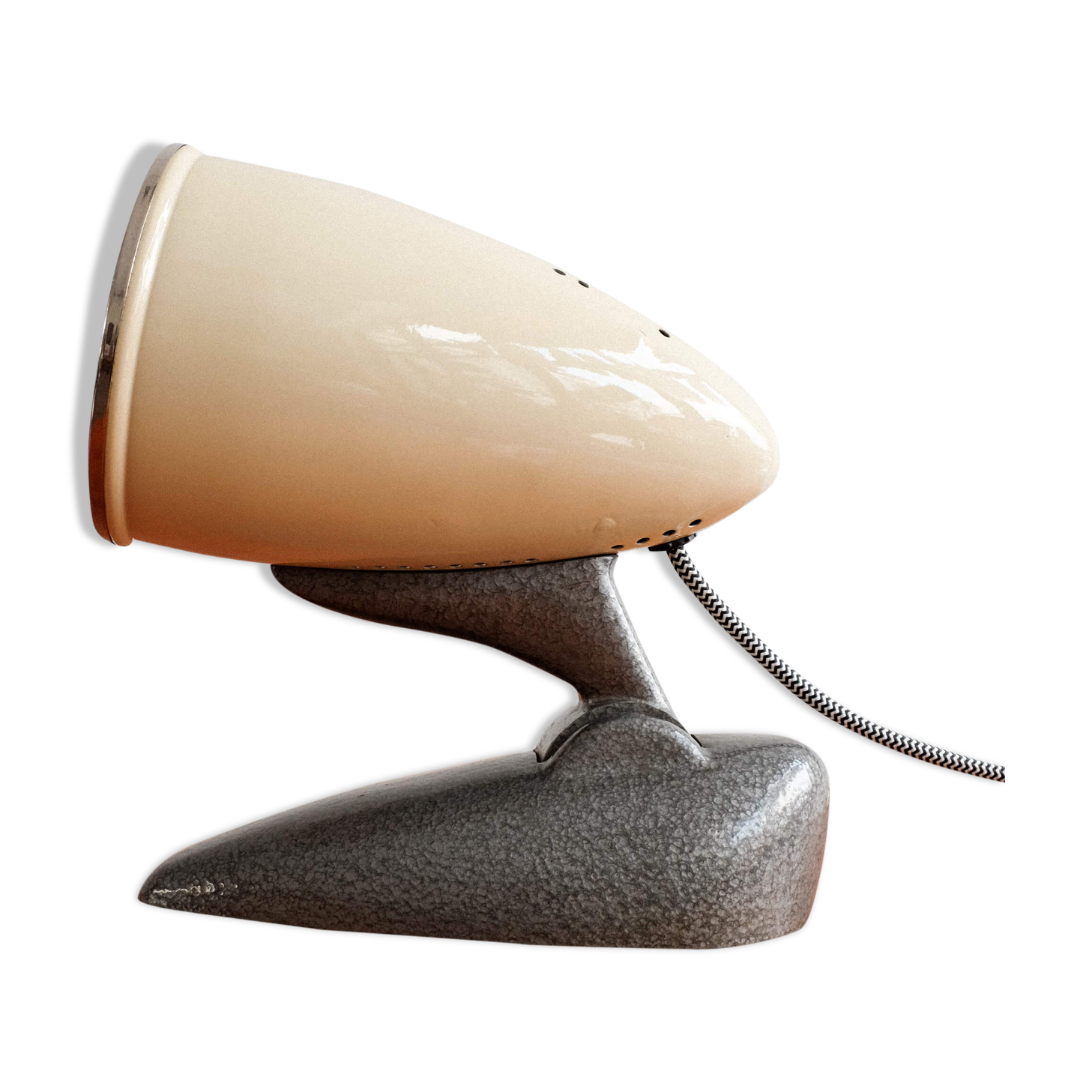 Industial czechoslovak prema table lamp, 1970s