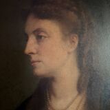 Oil painting painting 19th large format