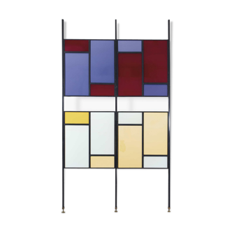 Colourful Midcentury Modern Italian Partition Wall/ Room Divider