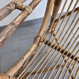 Vintage rattan armchair 1960