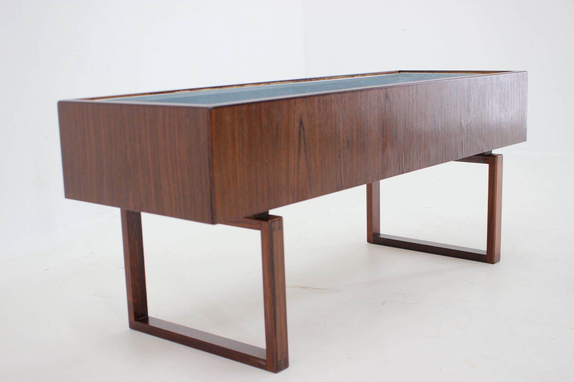 Kai Kristiansen palisander flower planter, Denmark, 1960s