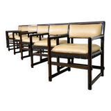 Mid-Century Modern Set of 6 Armchairs by Edward Wormley for Dunbar