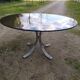 Glass dining table 70s - 130 cm