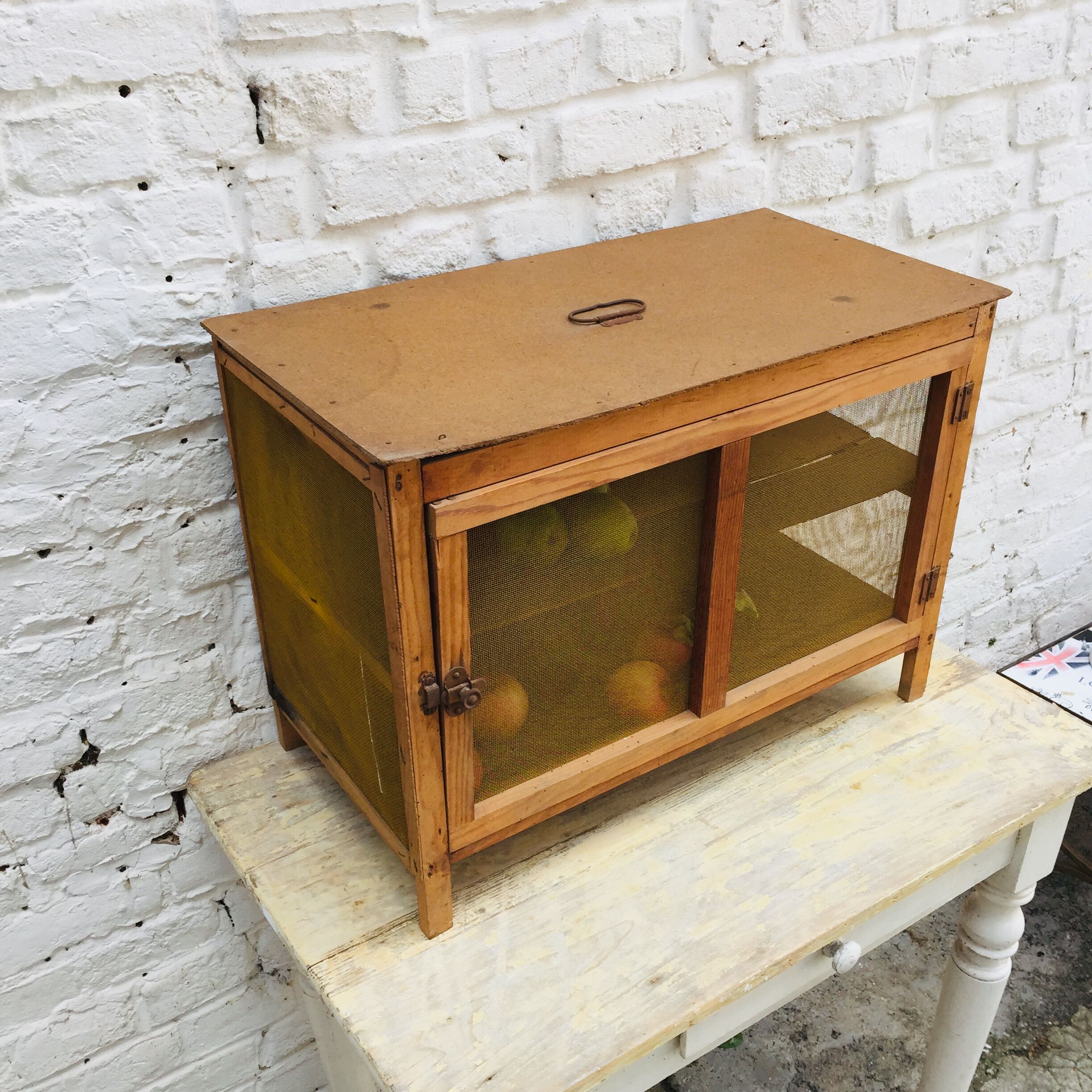 Wooden food, vintage handcrafted