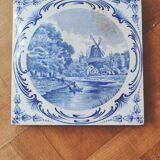 Flattened tile St Amand Nord Hamage