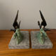 Bookcases seagulls Art Deco