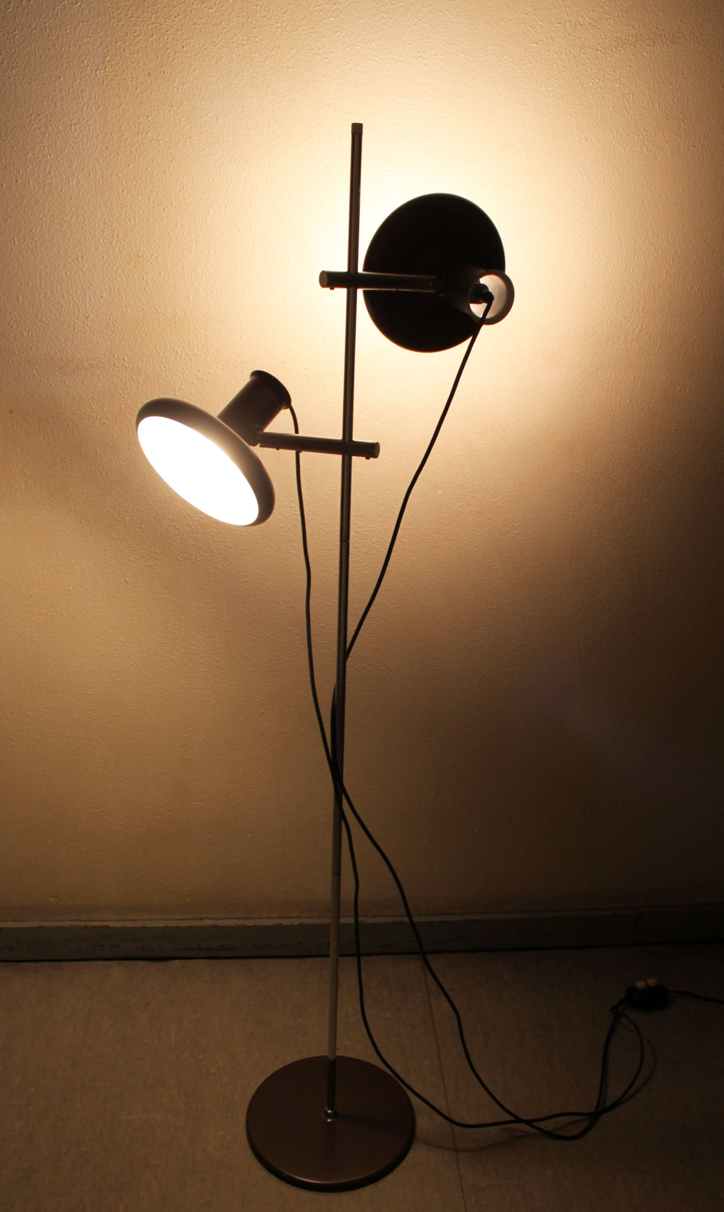 Optima 5 Floor Lamp, Fog & Mørup, Denmark, 1973.