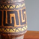 Strehla German ceramic vase from the 60s
