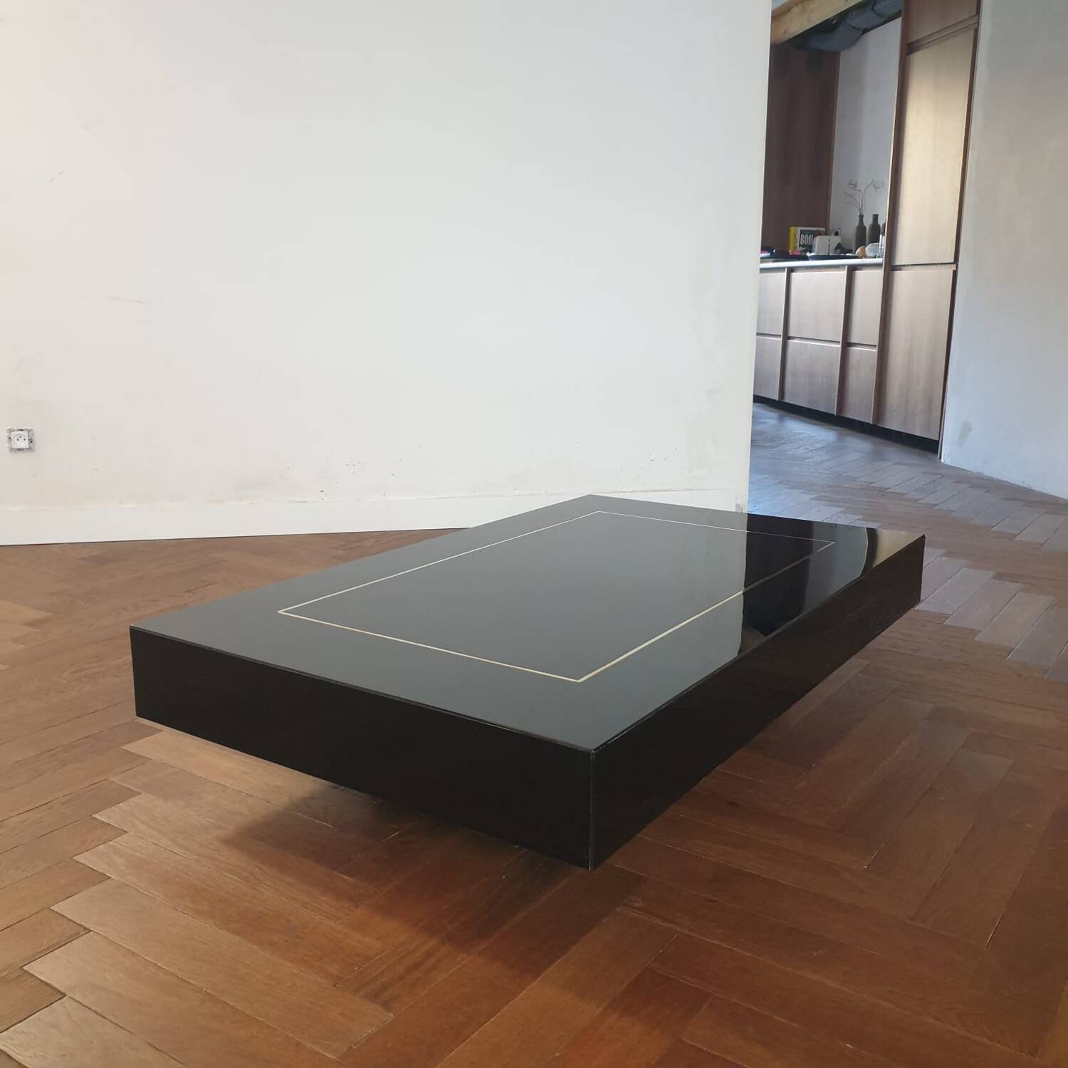 Ligne Roset lacquered coffee table vintage 70s/80s