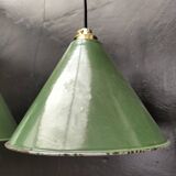 Enamelled sheet metal cone suspensions