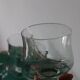 7 grands verres à vin soufflés vert d'eau