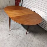Scandinavian vintage teak round table
