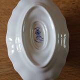 Saucière ancienne en faïence de Lunéville