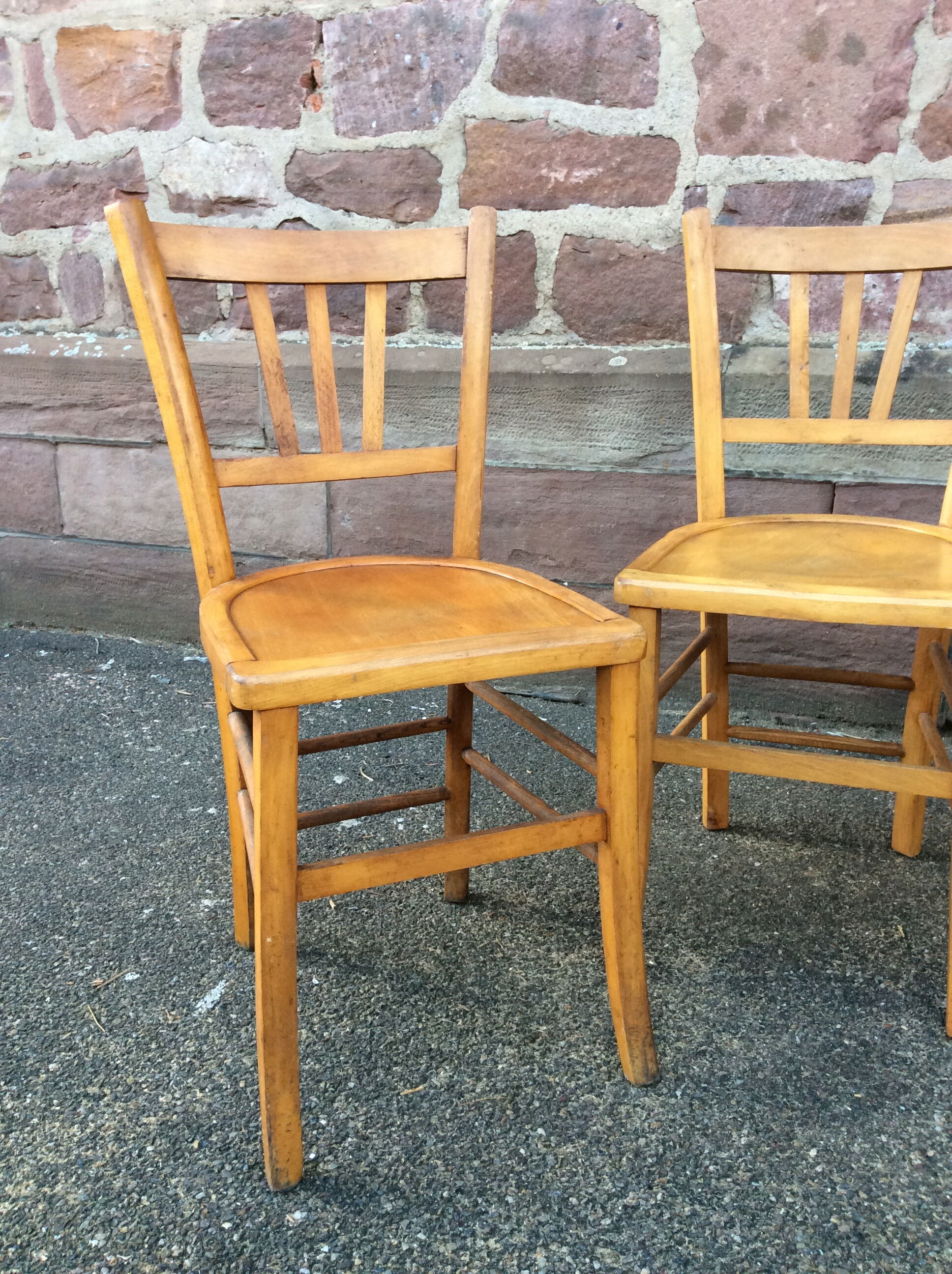 4 baumann bistro chairs brasserie no bentwood