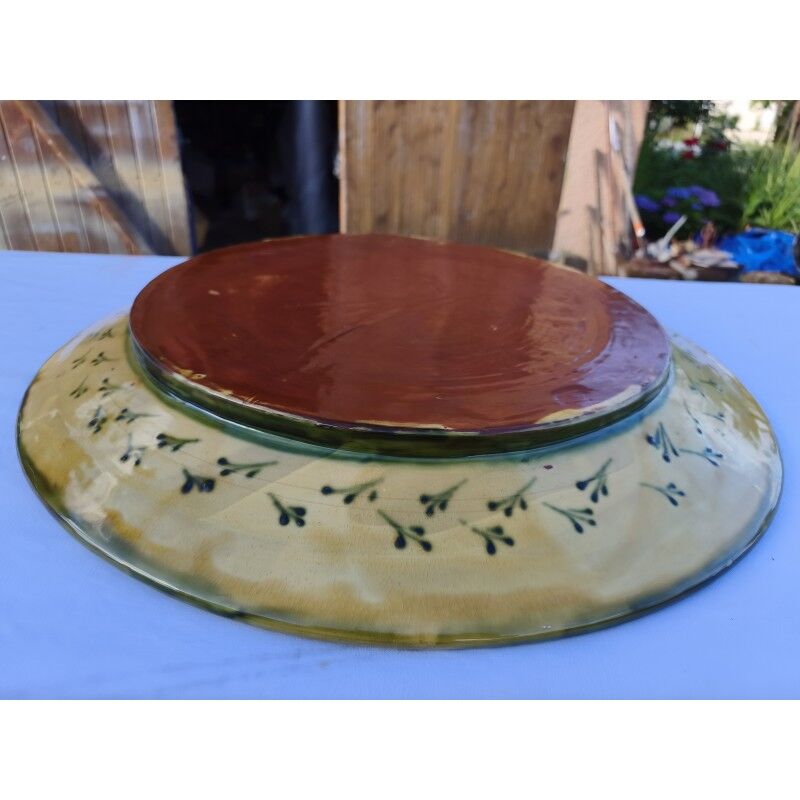 Glazed stoneware dish from St Jean de Fos