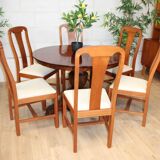 Round Empire style table in Mahogany France