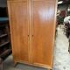 Vintage Parisian wardrobe with compass feet