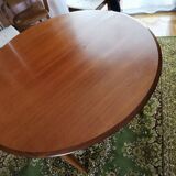 Scandinavian-style teak dining table in the 60s