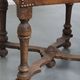 Set of 2 Wooden and Sheepskin Leather Dining Chairs from the Early 1900s