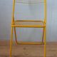 80s metal folding chair