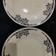 6 earthenware dessert plates OKAN model by Longchamp TERRE DE FER