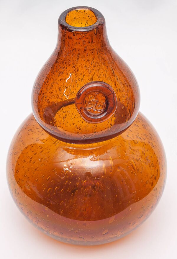 Vase en verre bullé – Biot