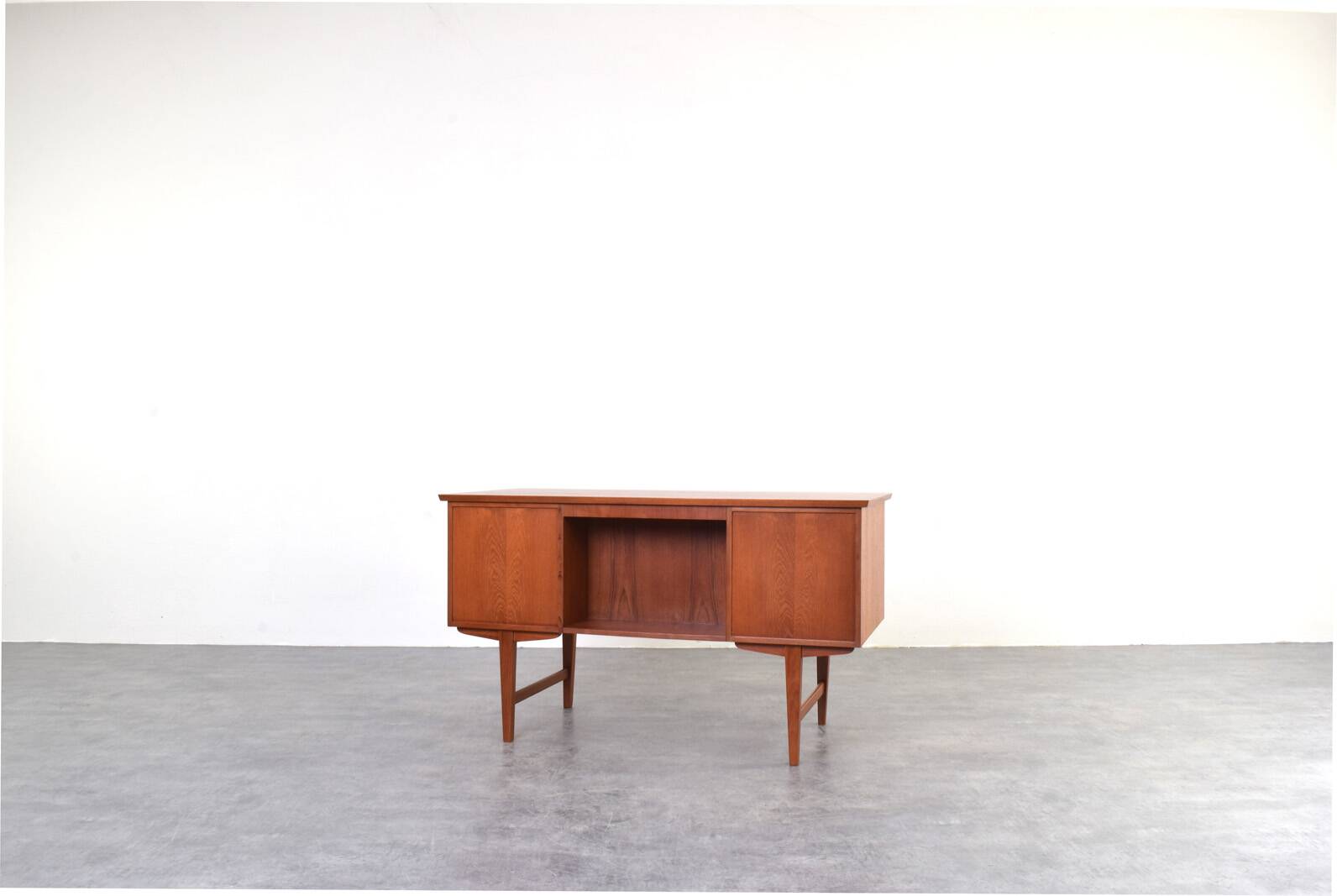 Mid-Century Modern Danish Teak Executive Desk, 1960s