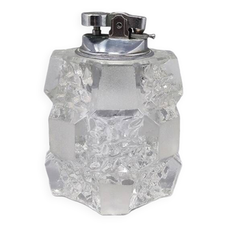 1960 Stunning Table Lighter in Murano Glass by Antonio Imperatore. Made in Italy
