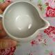 Round milk pot old vintage pink iridescent metallic art deco