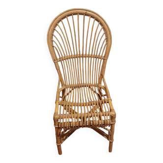 Chaise bambou/rotin