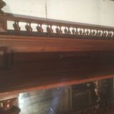 Service Henri ll in walnut, marble top