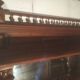 Henri II walnut sideboard, marble top