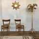 Paire de chaises bistrot troquet Fischel 1950