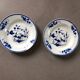 2 deep plates Tournai porcelain 20th century