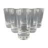 Set of 6 Baccarat crystal orangeade glasses