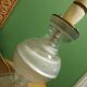 Lamp bases in blown glass, molded, Medici, baluster